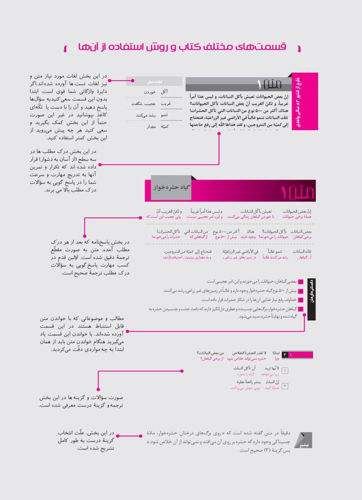 کتاب تست عربی جامع میکرو طلایی