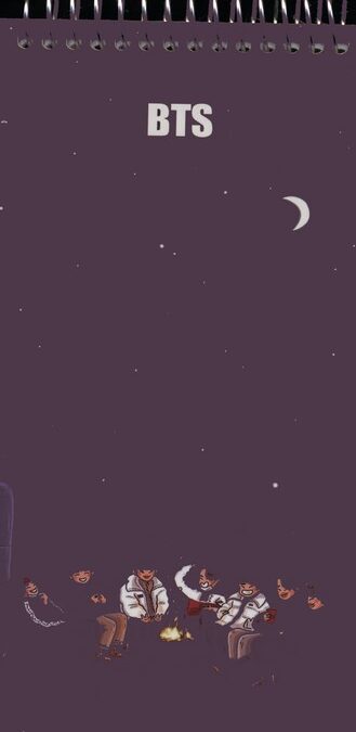 دفتر یادداشت BTS (کد b6)،(سیمی)