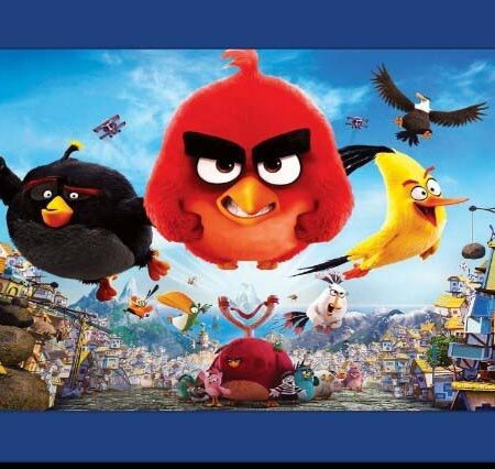 پازل پشت وایت بردی بزرگ انگری برد (32 تکه)،(گلاسه)