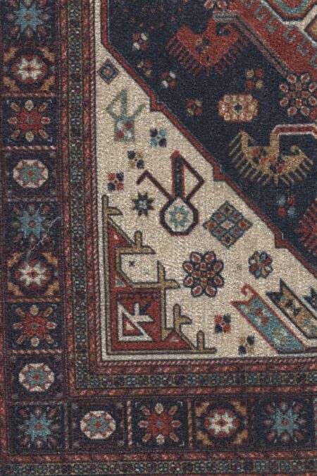 دفتر یادداشت خط دار مخملی (طرح فرش،کد J-260)