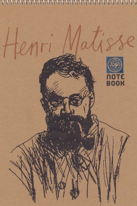 دفتر طراحی A4 (HENRI MATISSE:هنری ماتیس)،(کد 52)،(سیمی)