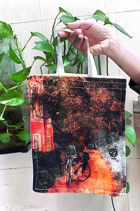 کیف پارچه ای قدیما 28*22 (کد M-604)