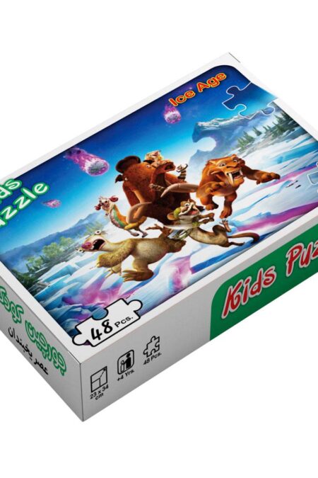 بسته پازل عصر یخبندان (48تکه،باجعبه)