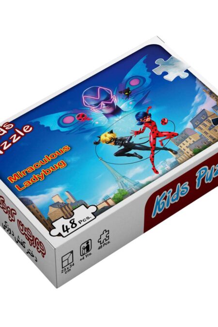 بسته پازل دختر کفش دوزکی (48تکه،باجعبه)