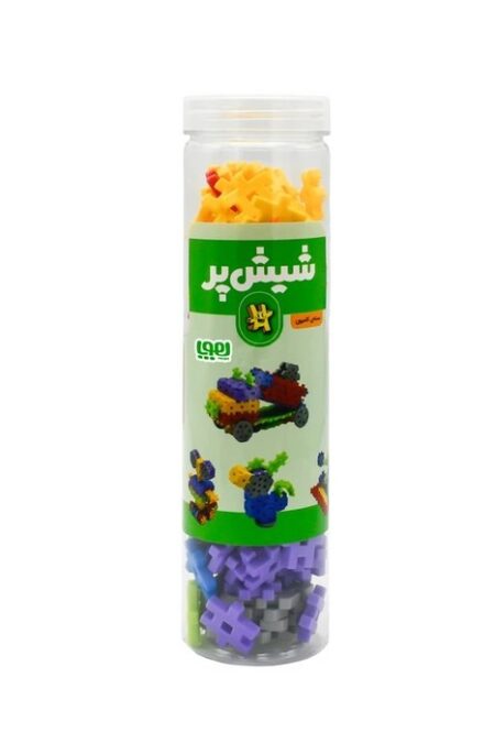 بسته اسباب بازی ساختنی شیش پر:لیبل سبز (بسته کامیون)