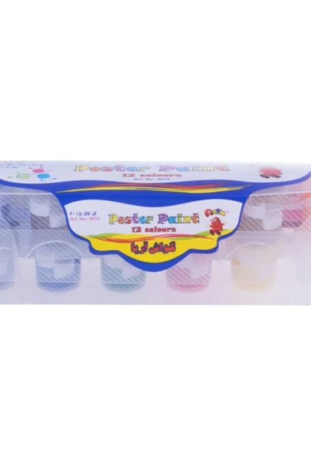 گواش 12 رنگ پیوسته بزرگ آریا