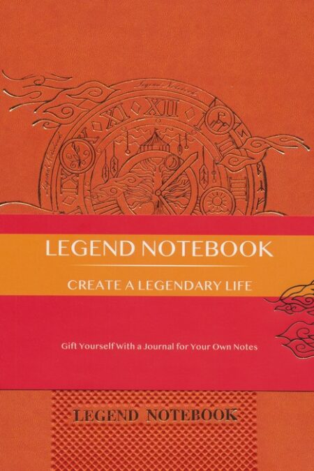 دفتر یادداشت خط دار LEGEND (نارنجی)