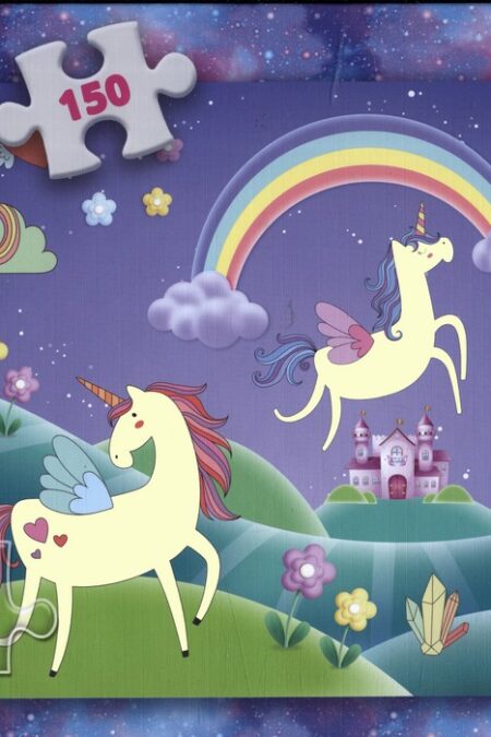 پازل 150 تکه تک شاخ (UNICORN)،(باجعبه)