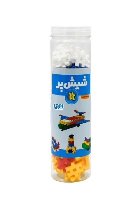 بسته اسباب بازی ساختنی شیش پر:لیبل آبی (بسته هواپیما)