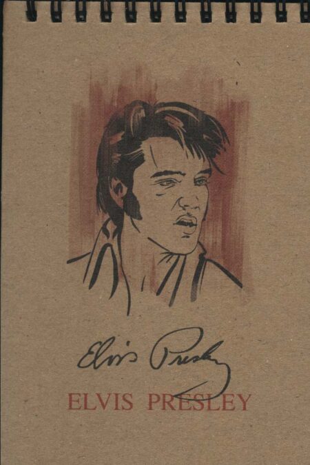 دفترچه یادداشت بی خط (موسیقی دان،ELVIS PRESLEY)،(سیمی)