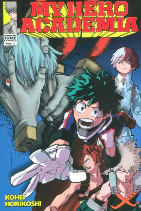 مانگا 3 (MY HERO ACADEMIA:آکادمی قهرمان من)،(کمیک استریپ)،(زبان اصلی،انگلیسی)
