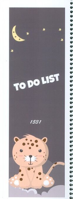 دفترچه یادداشت (to do list،کد 1531)،(سیمی)