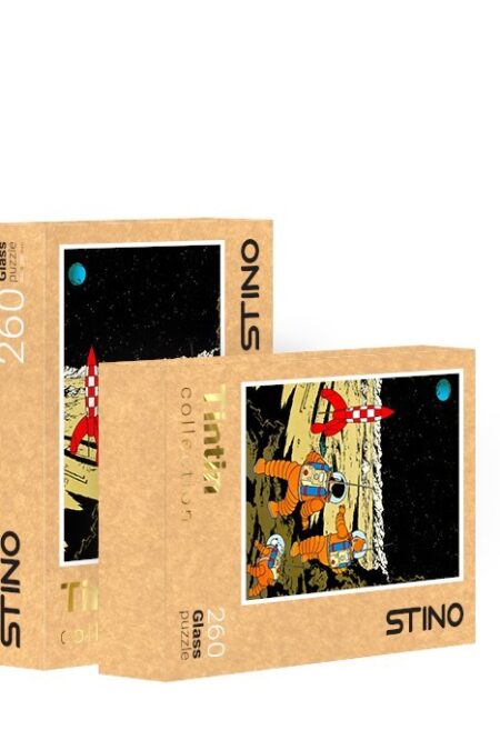 پازل شیشه ای استینو 260 تکه طرح تن تن (کد 19106)،(باجعبه)