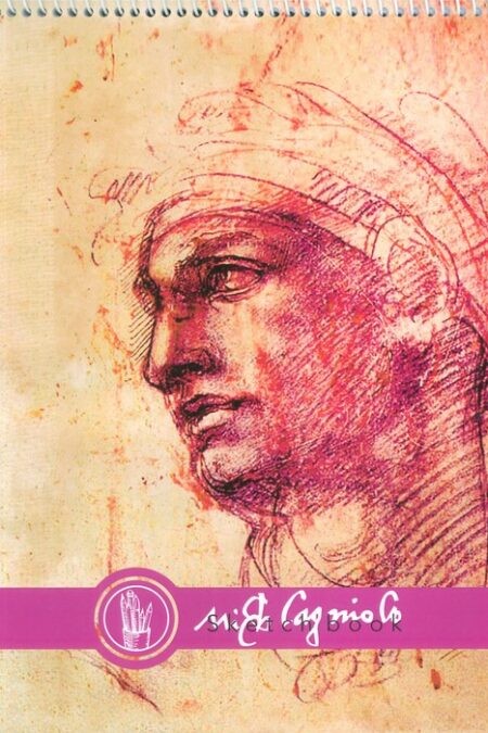 دفتر نقاشی و طراحی 40 برگ (طرح میکل آنژ،کد 1274)،(سیمی)