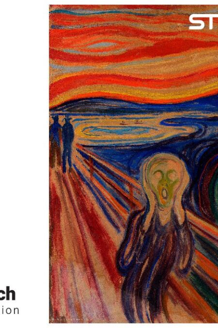 پازل شیشه ای استینو 260 تکه طرح مونک (کد 14103)،(باجعبه)