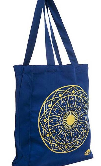 کیف پارچه ای 38.5*33.5 (طرح ماندلا)