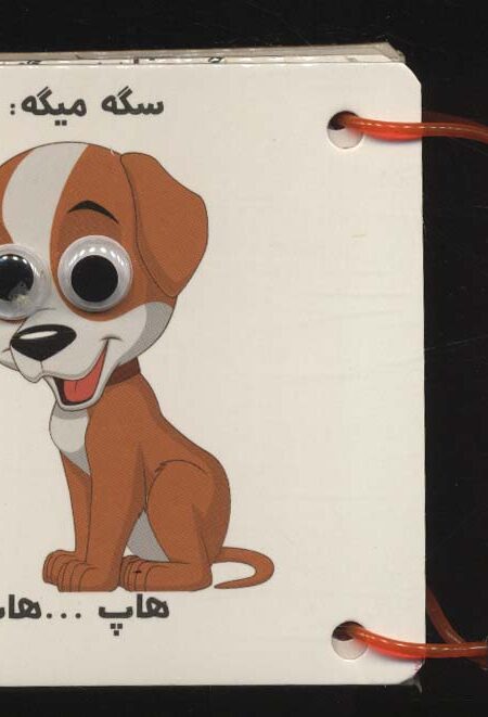 فلش کارت چشمی صدای حیوانات (2زبانه،دستگیره دار)