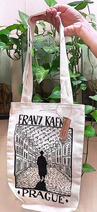 کیف پارچه ای 31/5*22 (کافکا،کد 730)