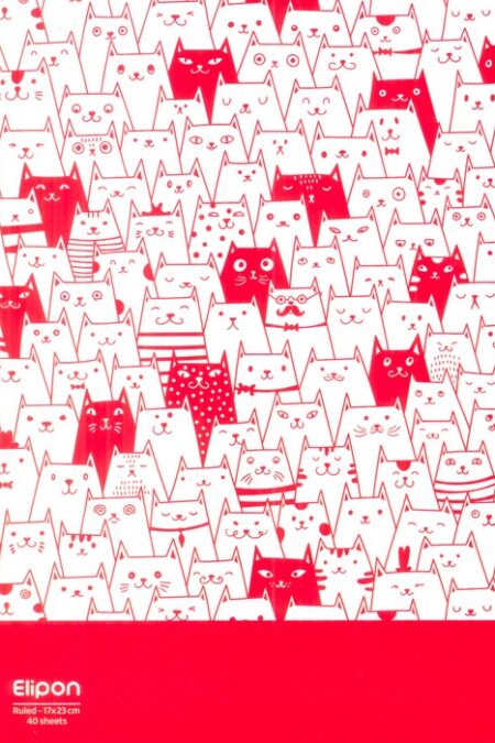 دفتر خط دار کلاسیک 40 برگ (8طرح،کد 210)