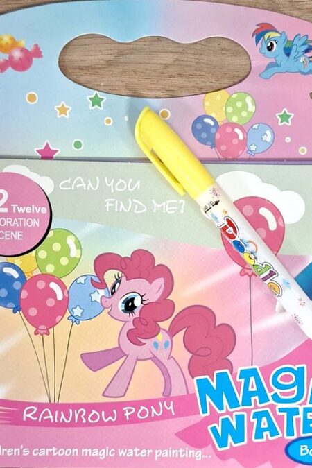 کتاب جادویی پونی (همراه با ماژیک جادویی)،(سیمی)